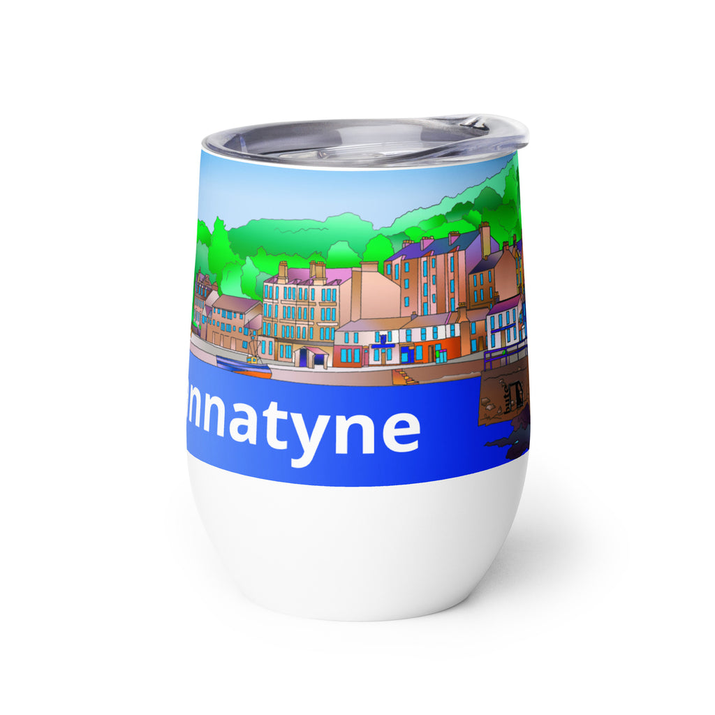 Port Bannatyne Isle of Bute Wine tumbler