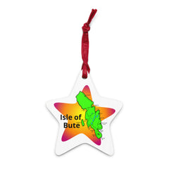 Isle of Bute Christmas Tree Ornament - Different Designs on each side