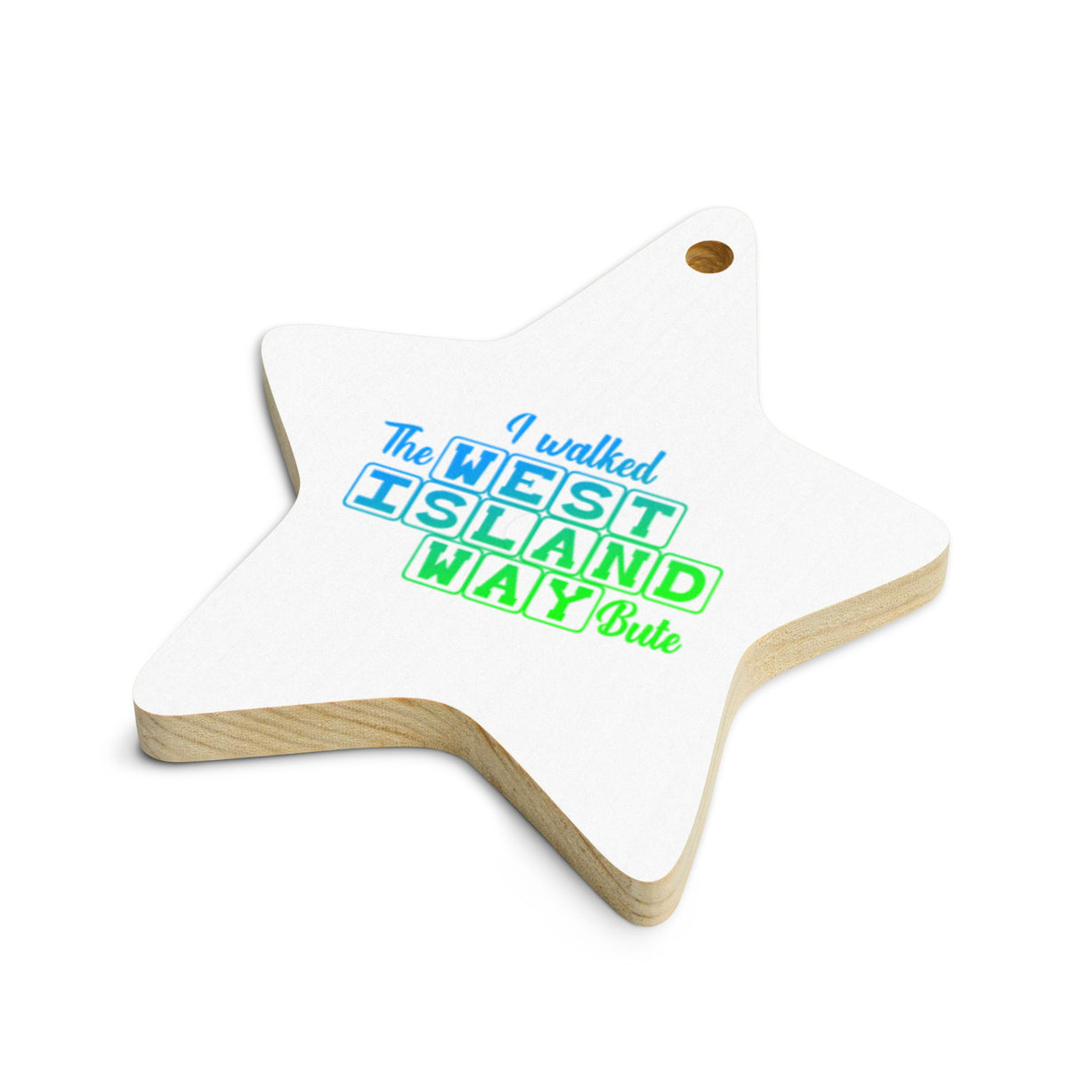 The West Island Way Wooden Award / Fridge Magnet