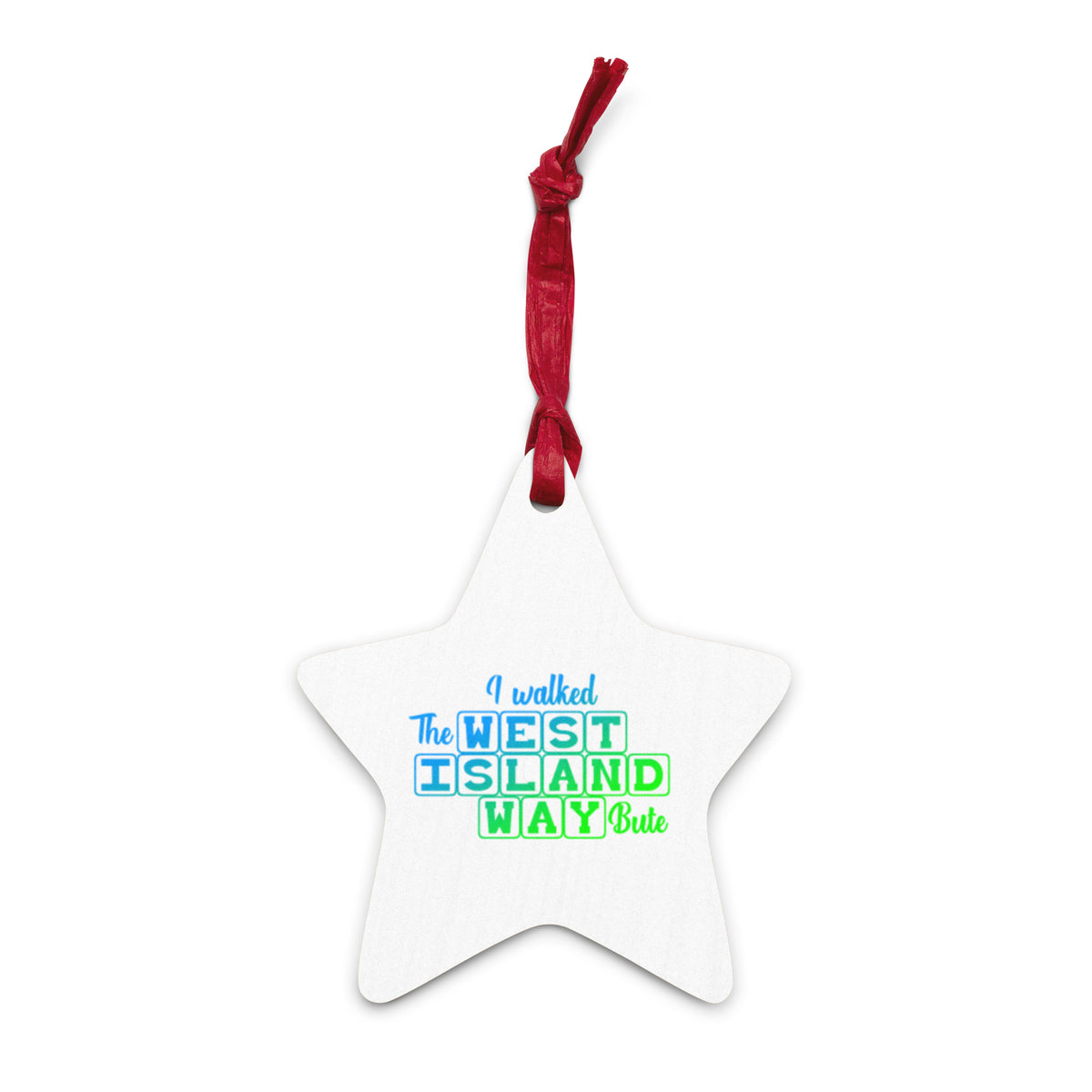 The West Island Way Wooden Award / Fridge Magnet