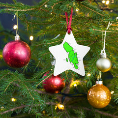 Isle of Bute Christmas Tree Ornament - Different Designs on each side