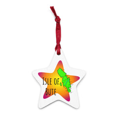Isle of Bute Christmas Tree Ornament - Different Designs on each side