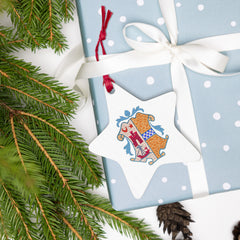 Isle of Bute Christmas Tree Ornament - Different Designs on each side