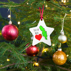 Isle of Bute Christmas Tree Ornament - Different Designs on each side