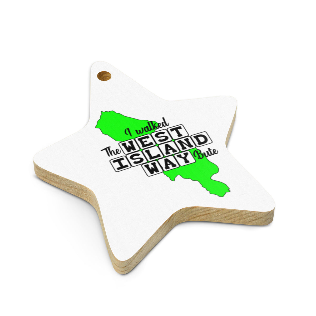 The West Island Way Wooden Award / Fridge Magnet