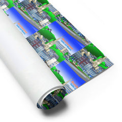 Isle of Bute Wrapping paper sheets x 3 Sheets - Free p&p Worldwide