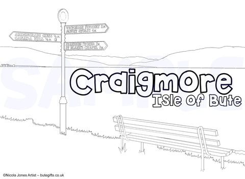 Craigmore Colour In Sheet (FREE DIGITAL DOWN LOAD)