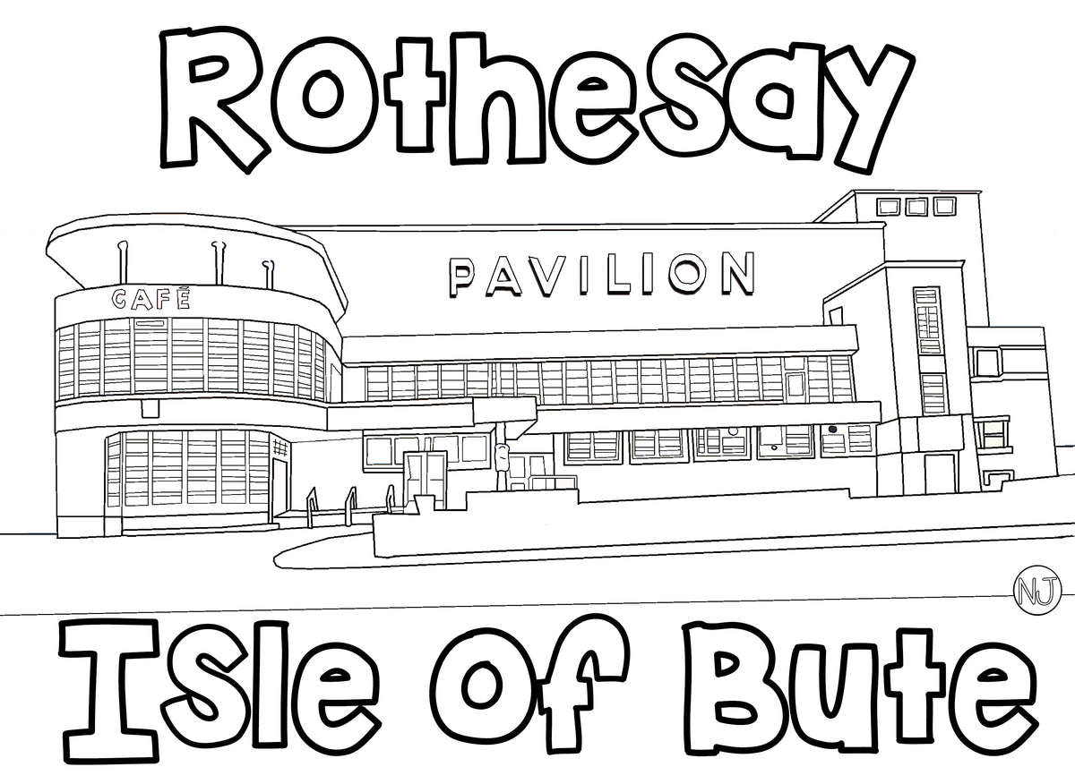 Pavilion Colour In Sheet (FREE DIGITAL DOWN LOAD)