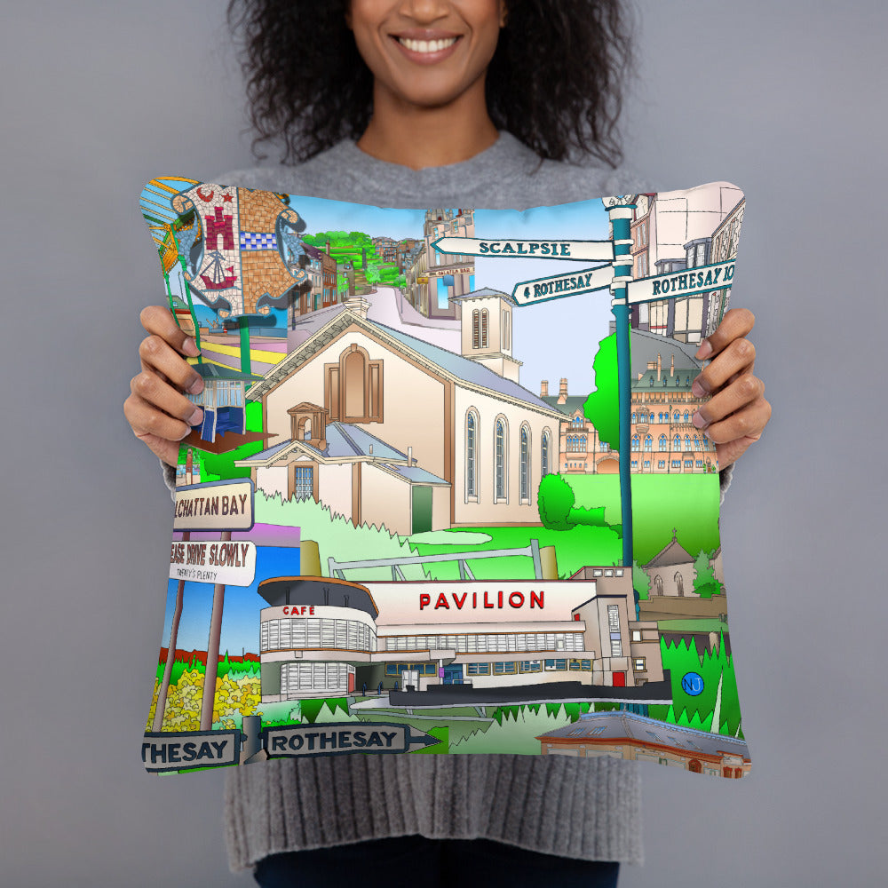 Isle of Bute Cushion - Free p&p Worldwide
