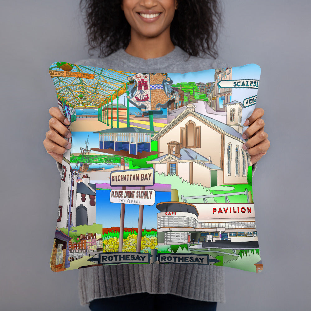 Isle of Bute Cushion - Free p&p Worldwide