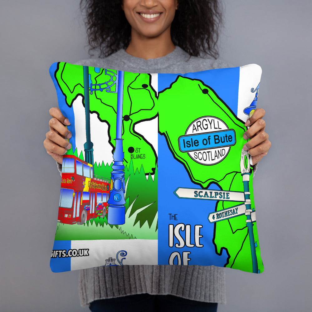 Isle of Bute Cushion - Free p&p Worldwide