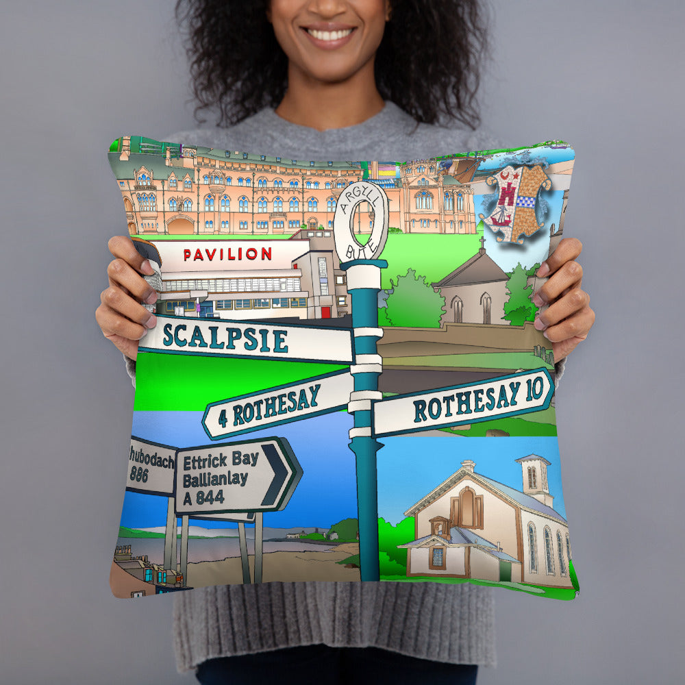 Isle of Bute Cushion - Free p&p Worldwide