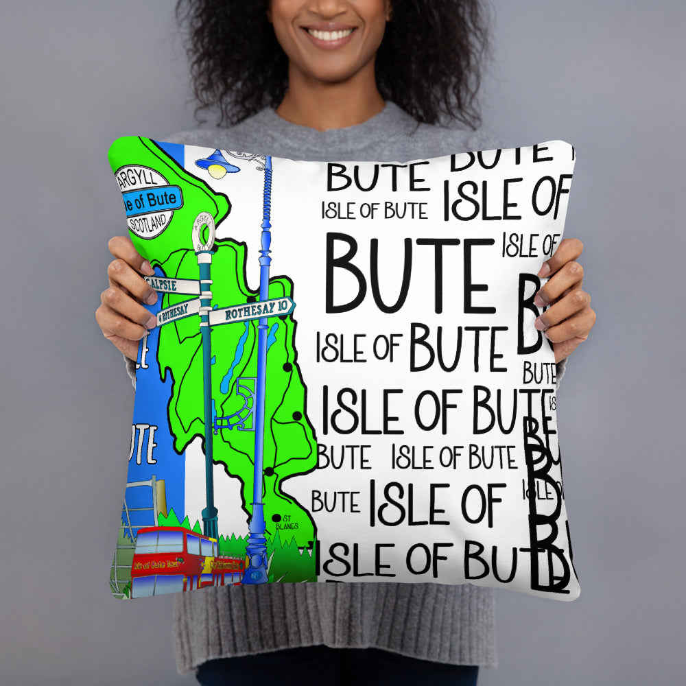 Isle of Bute Cushion - Free p&p Worldwide