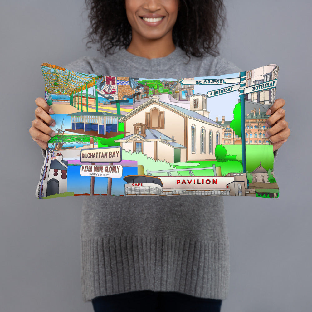 Isle of Bute Cushion - Free p&p Worldwide