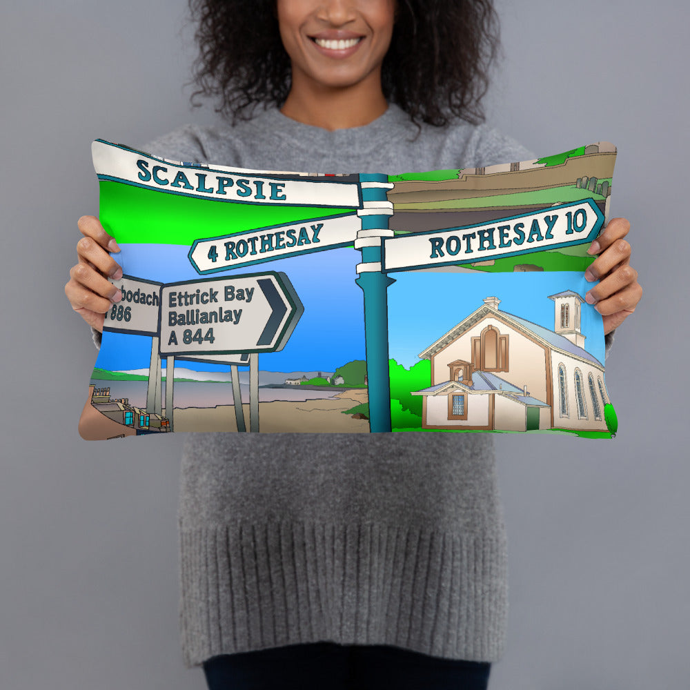 Isle of Bute Cushion - Free p&p Worldwide