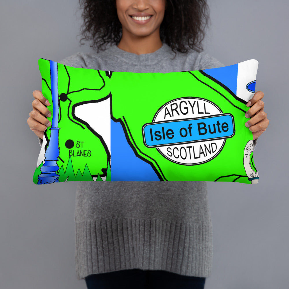 Isle of Bute Cushion - Free p&p Worldwide