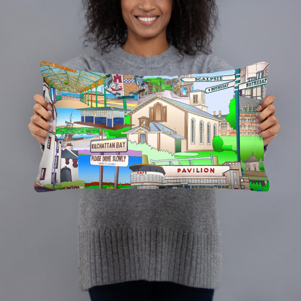 Isle of Bute Cushion - Free p&p Worldwide