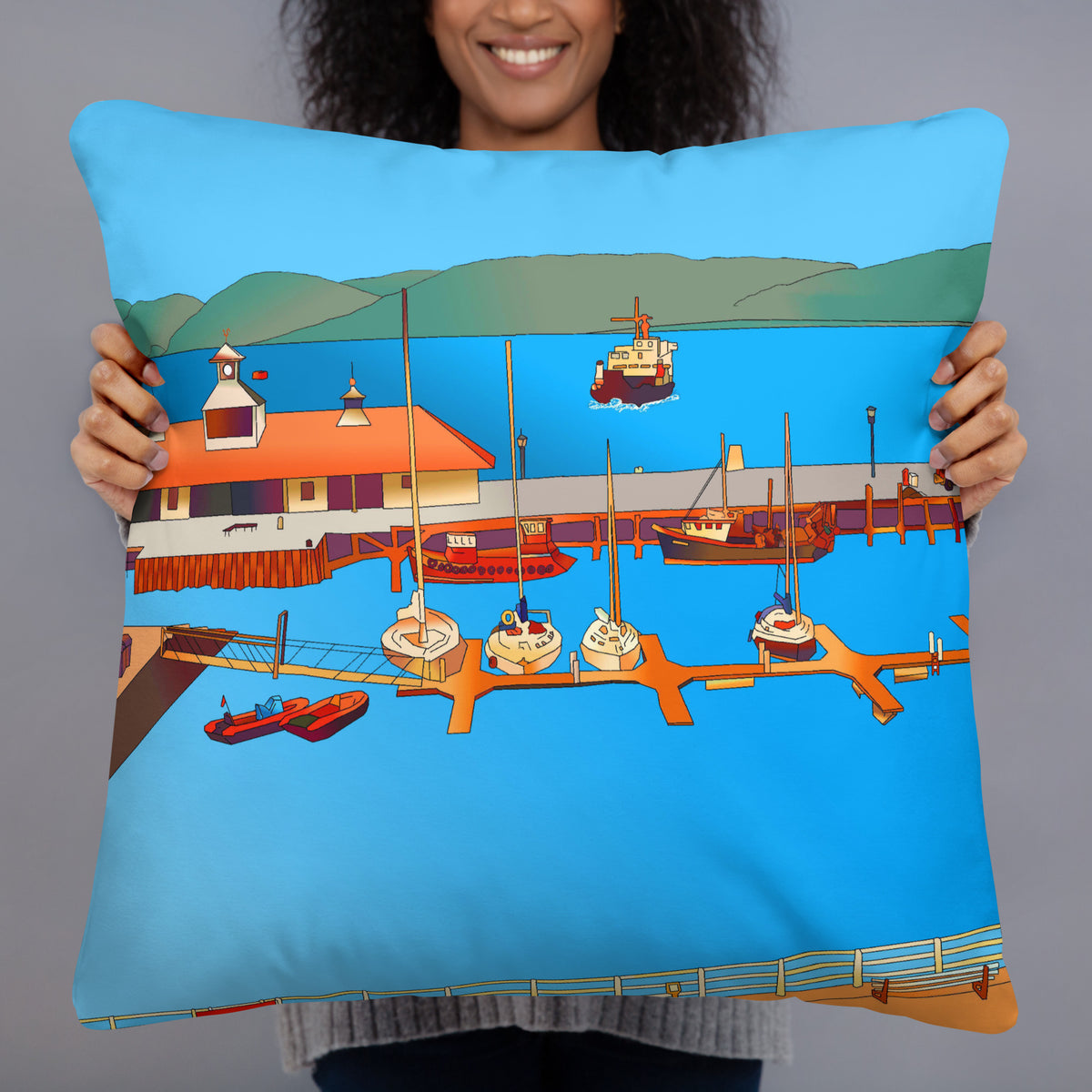 Isle of Bute Cushion - Free p&p Worldwide