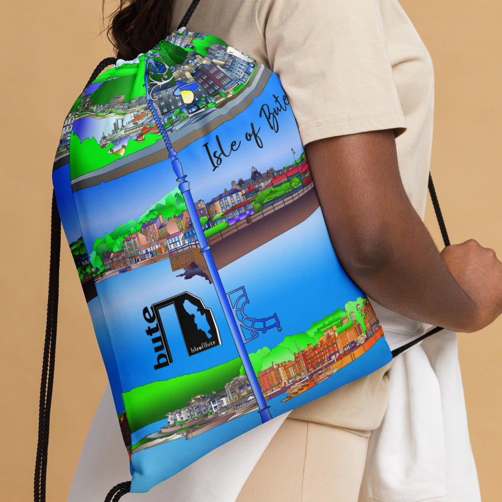 Isle of Bute Drawstring bag #13 - FREE p&p Worldwide