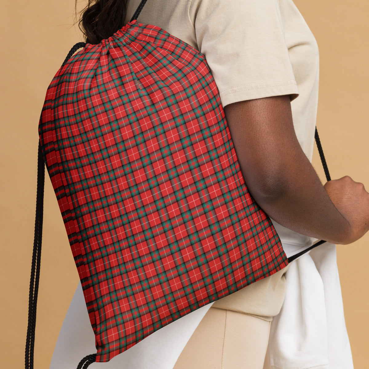 Drawstring bag - Royal Stuart Tartan - FREE p&p Worldwide