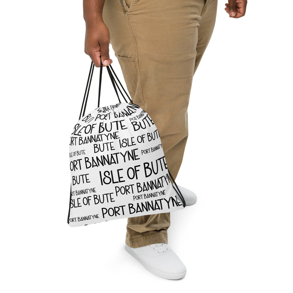Isle of Bute Drawstring bag #14 - Port Bannatynne - FREE p&p Worldwide