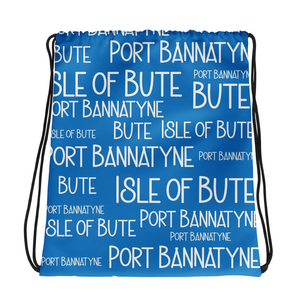 Isle of Bute Drawstring bag #11 - Port Bannatynne