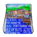 Isle of Bute Drawstring bag #16 - Port Bannatynne - FREE p&p Worldwide