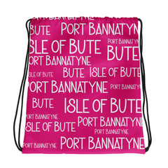 Isle of Bute Drawstring bag #15 - Port Bannatynne