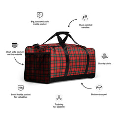Royal Stuart Tartan Large Duffle/Gym bag - FREE p&p Worldwide