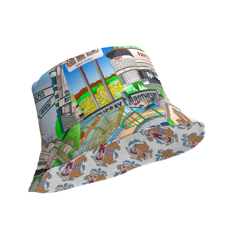 Isle of Bute Reversible bucket hat - Free p&p Worldwide