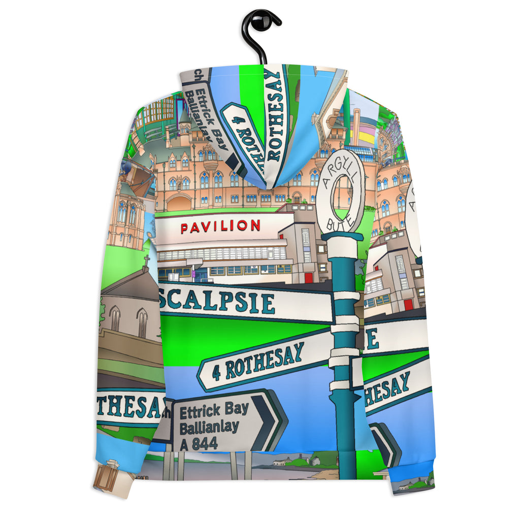 Isle of Bute Unisex Hoodie FREE p&p Worldwide
