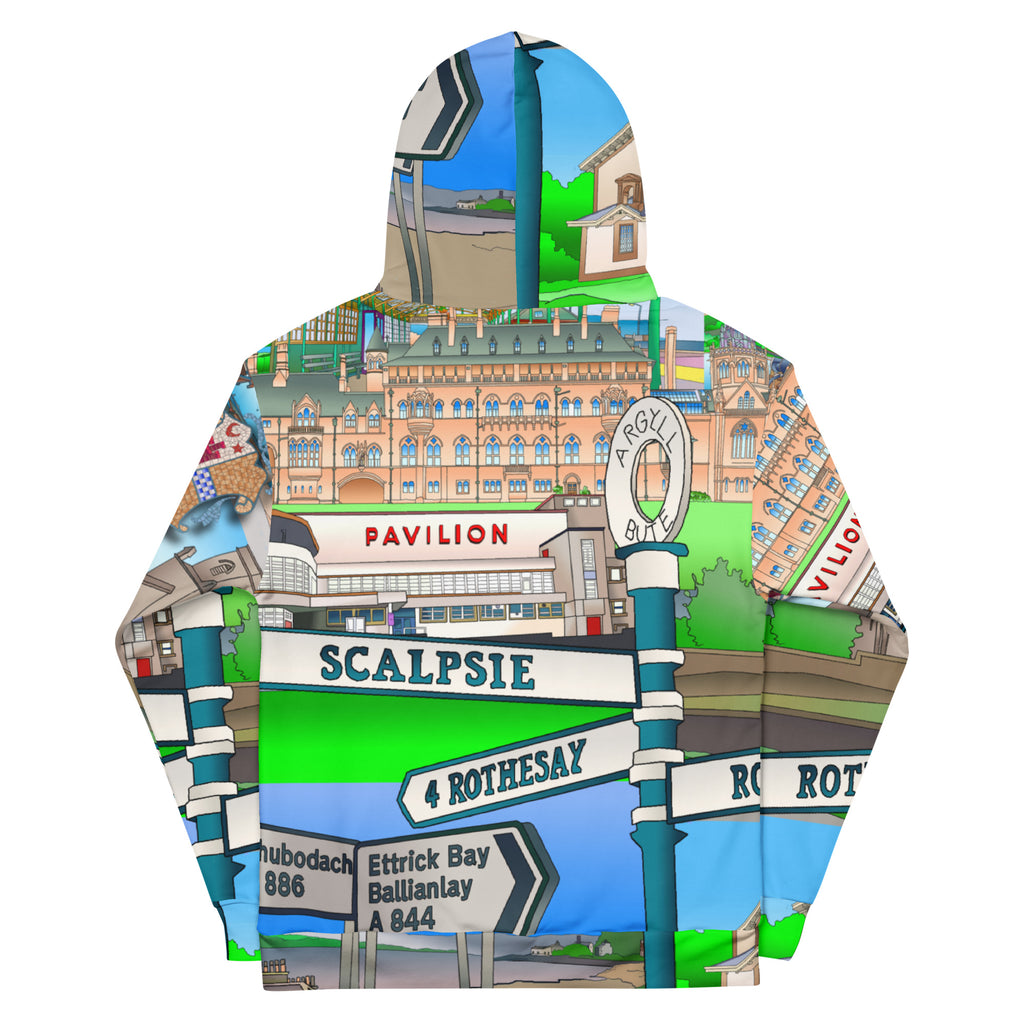 Isle of Bute Unisex Hoodie FREE p&p Worldwide