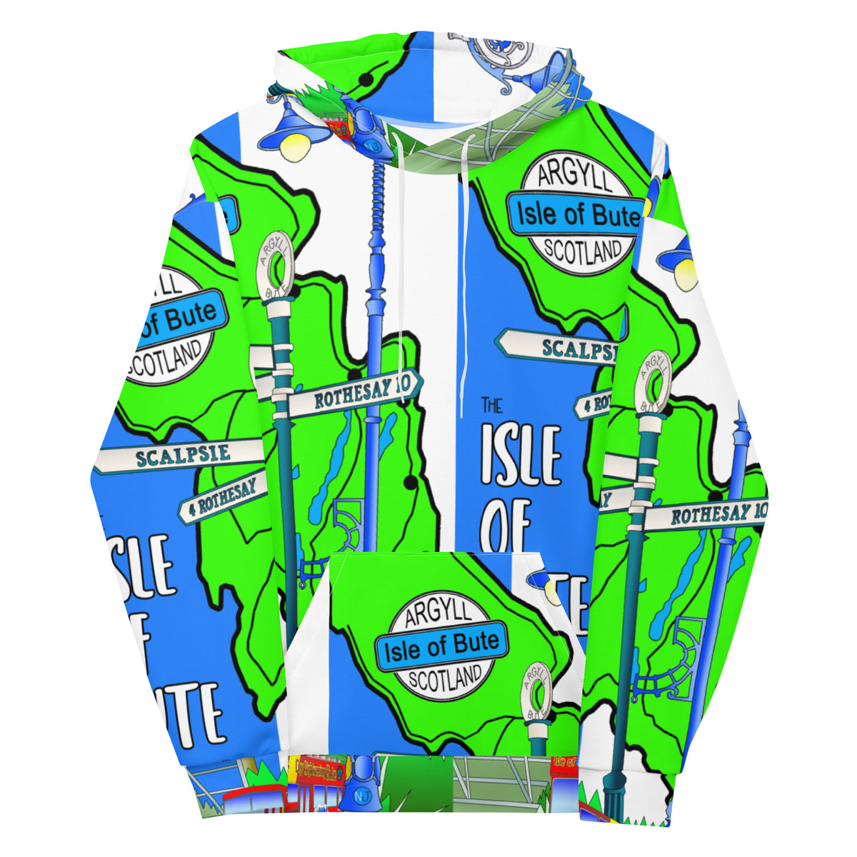 Isle of Bute Unisex Hoodie FREE p&p Worldwide
