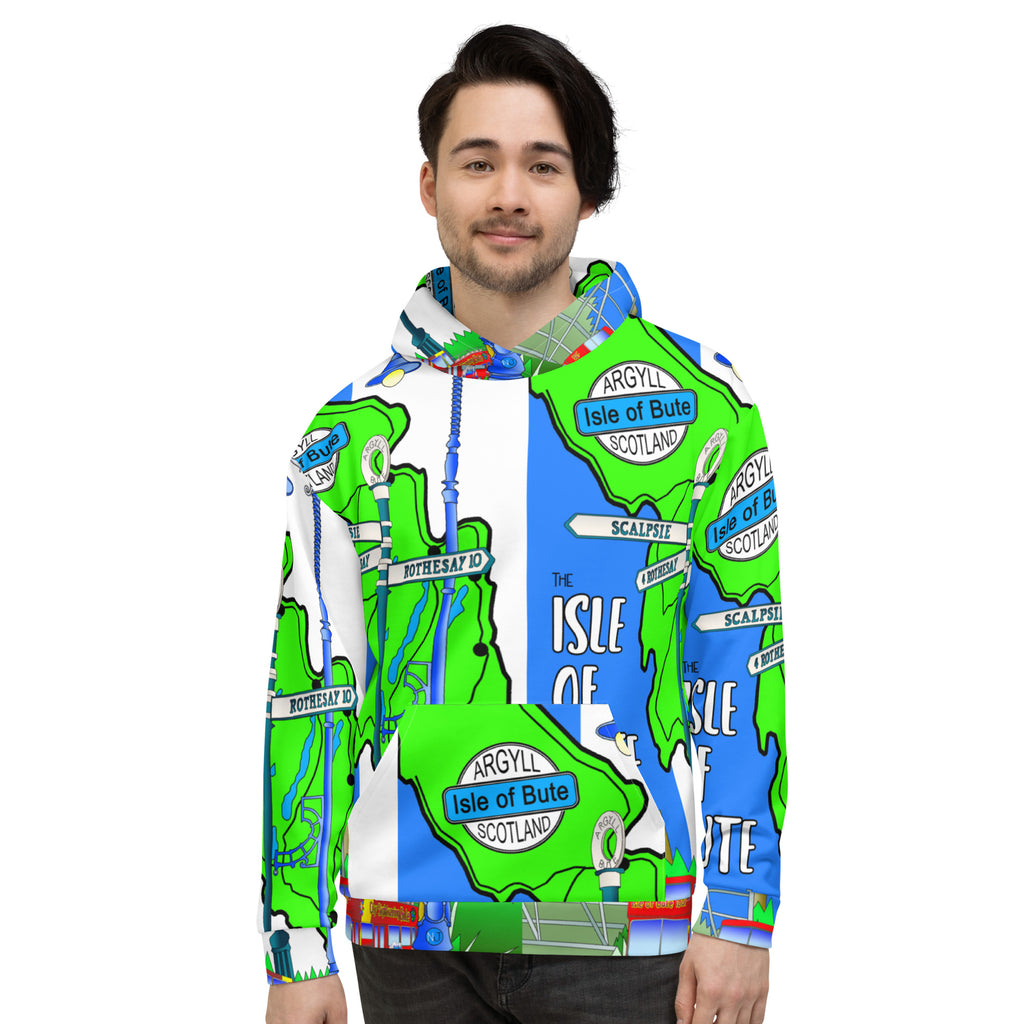 Isle of Bute Unisex Hoodie FREE p&p Worldwide