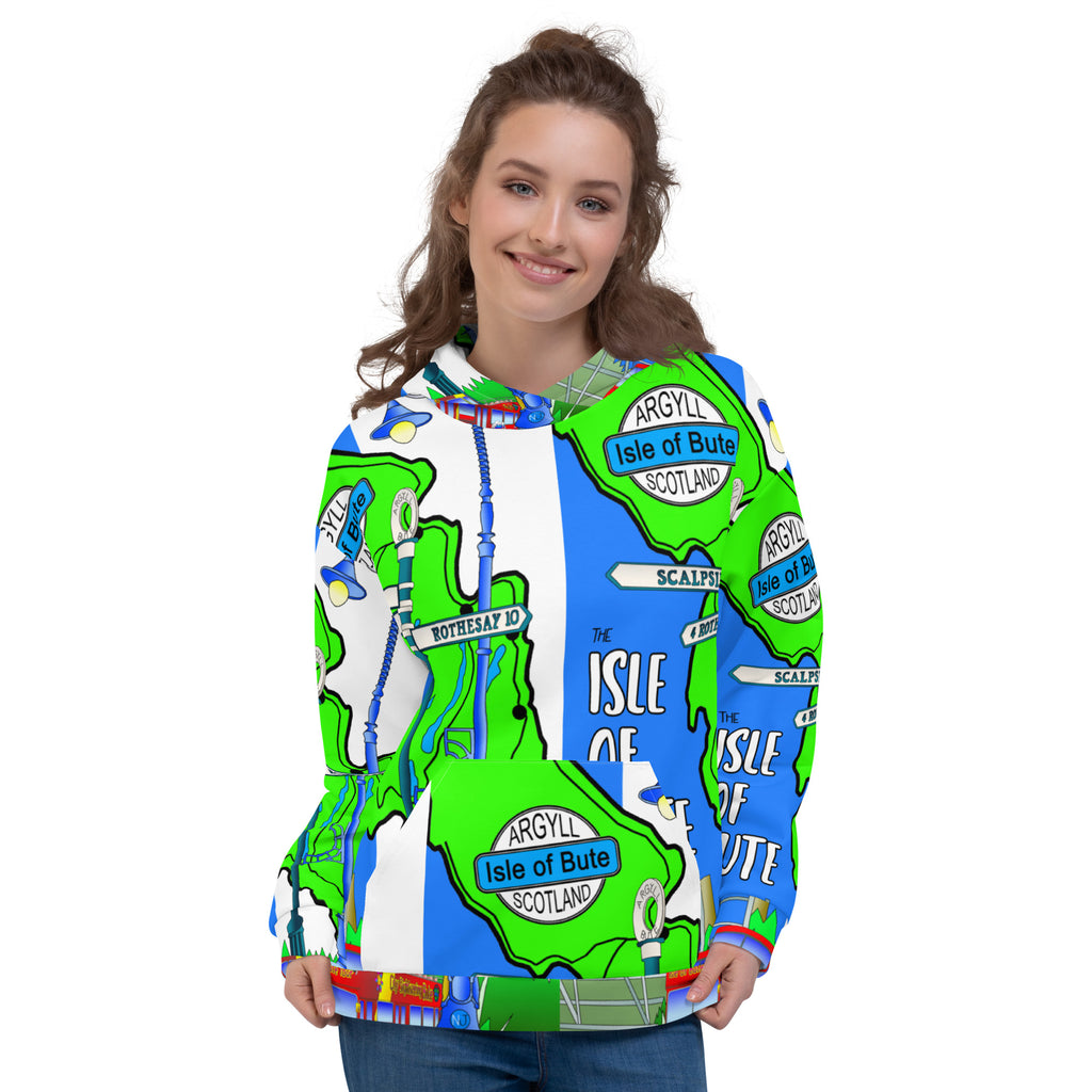 Isle of Bute Unisex Hoodie FREE p&p Worldwide