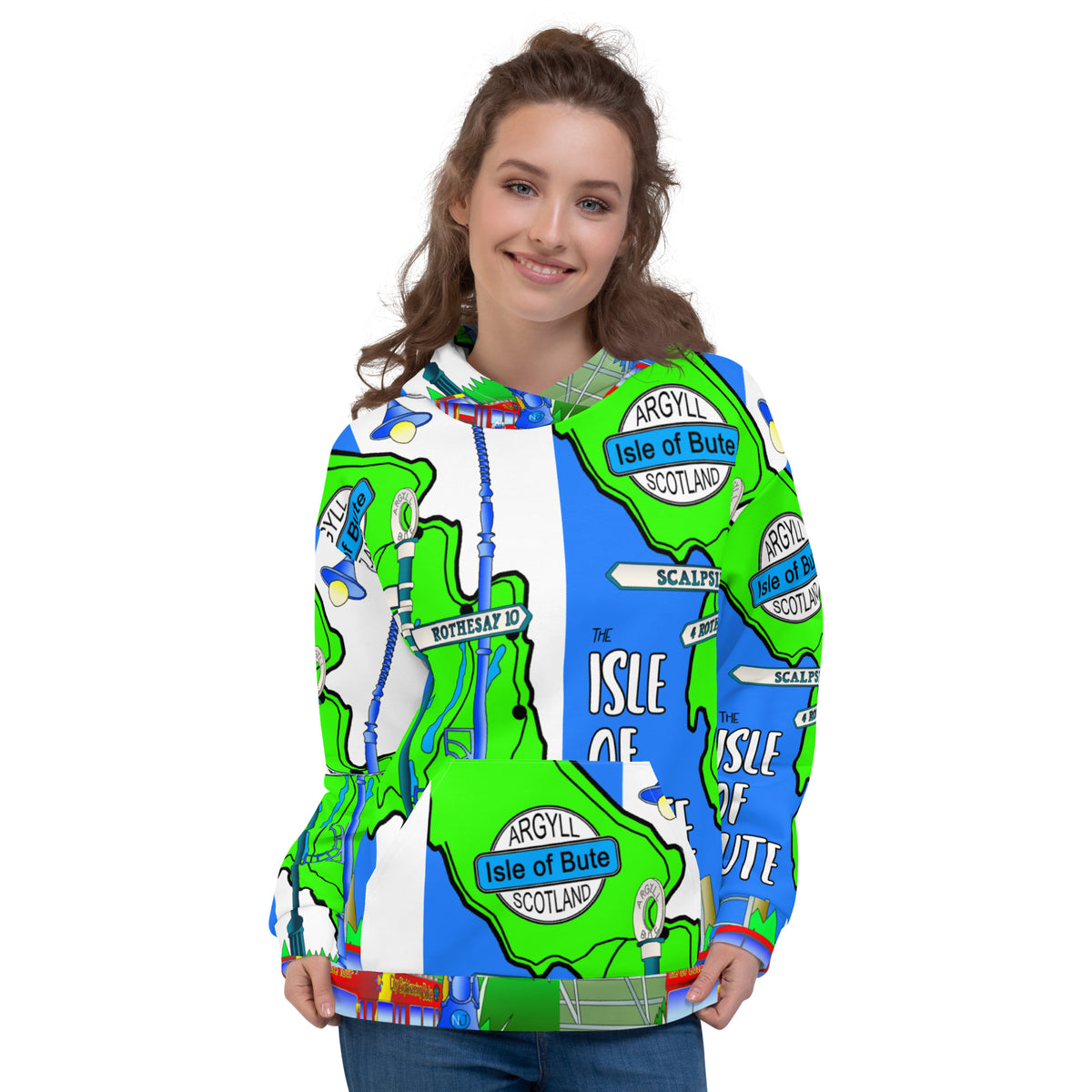 Isle of Bute Unisex Hoodie FREE p&p Worldwide