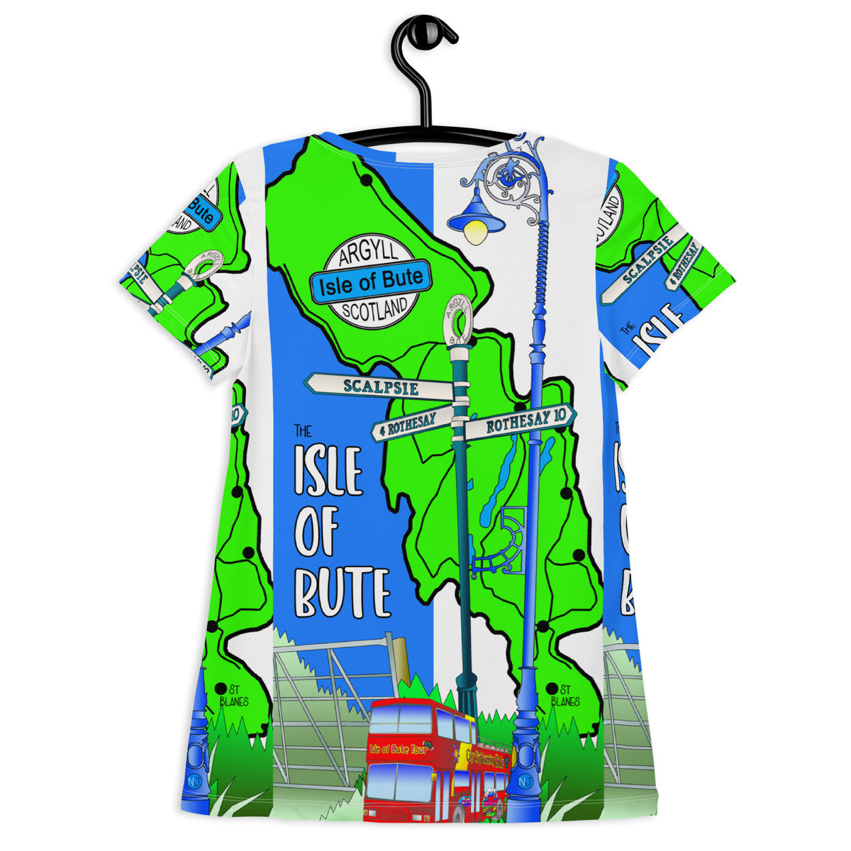 Isle of Bute Women's Athletic T-shirt #1