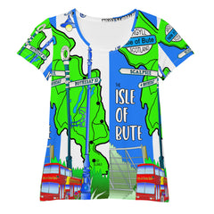 Isle of Bute Women's Athletic T-shirt #1