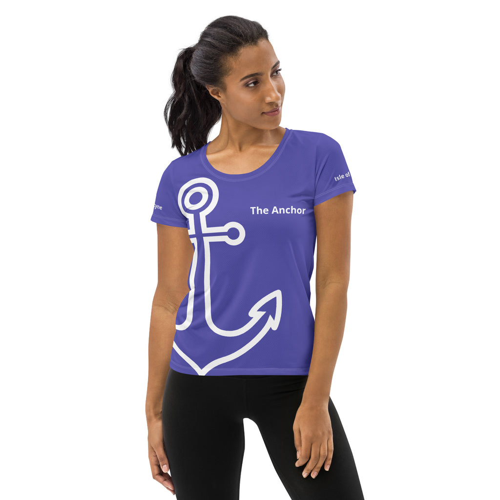 The Anchor Women s Athletic T shirt 4 Bute Gifts