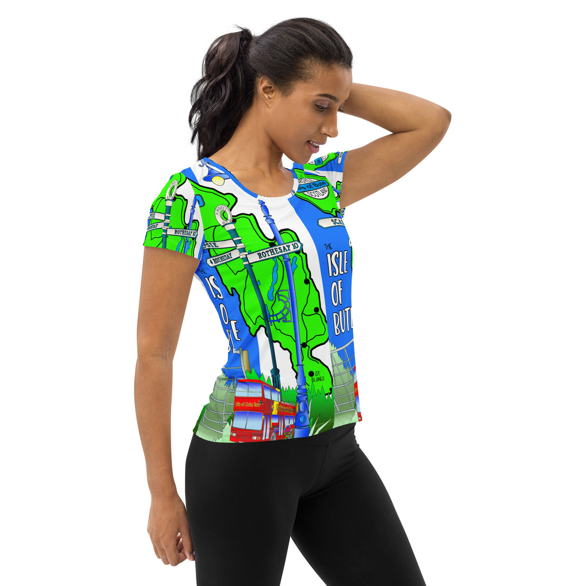 Isle of Bute Women's Athletic T-shirt #1