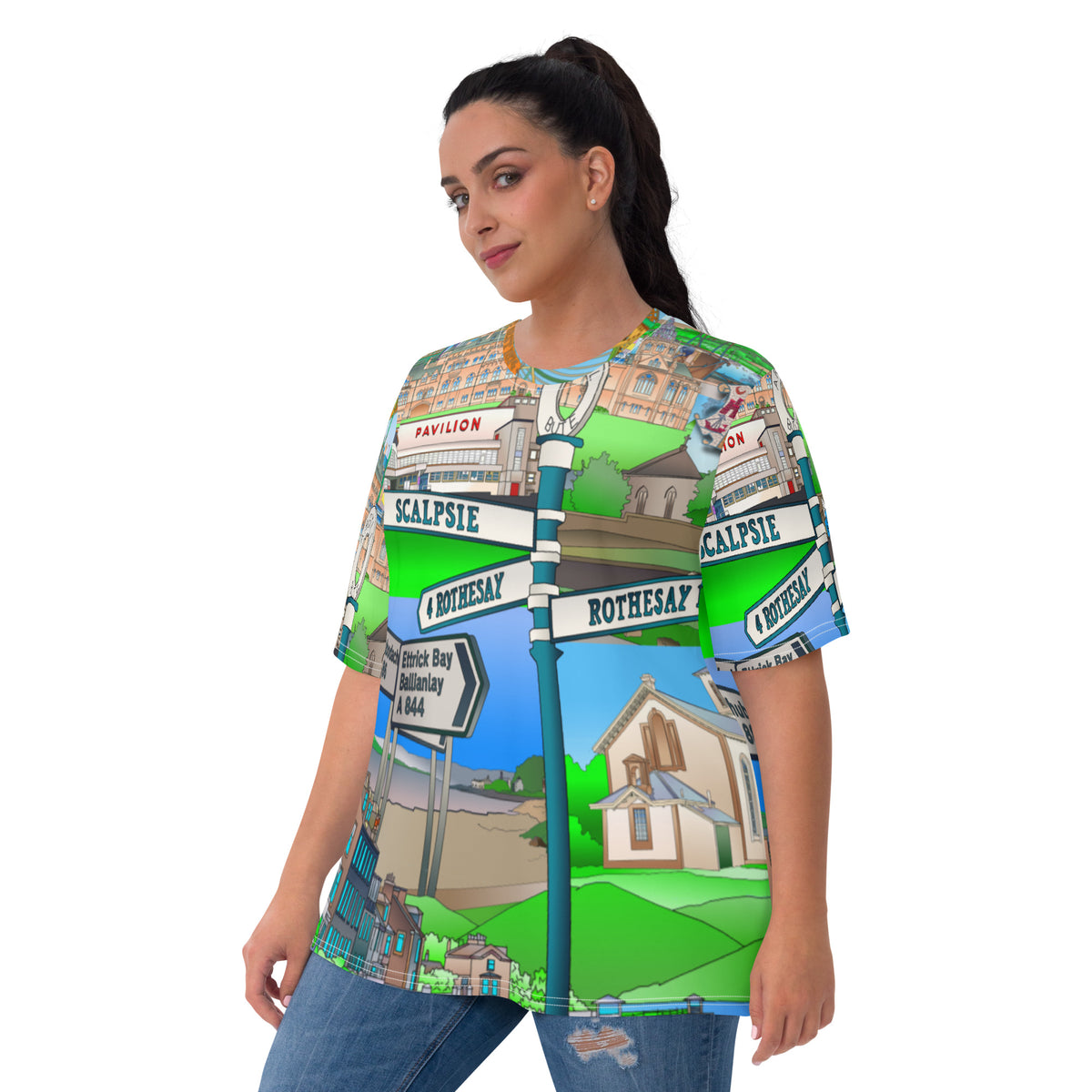 Isle of Bute Women's T-shirt - Free p&p Worldwide