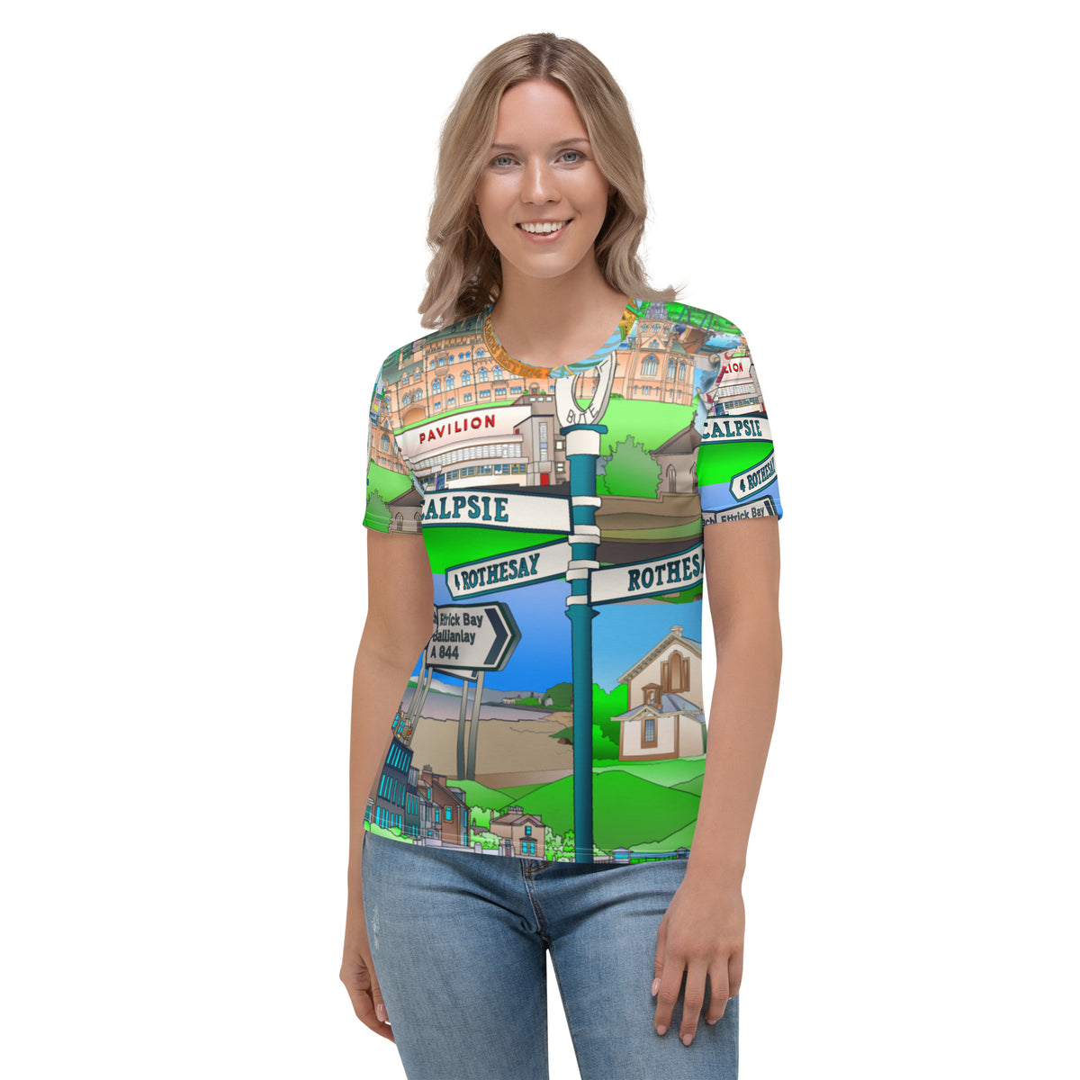 Isle of Bute Women's T-shirt - Free p&p Worldwide
