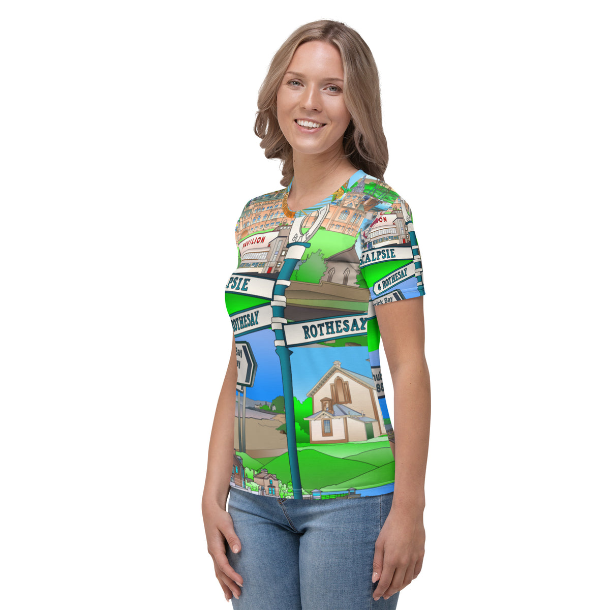 Isle of Bute Women's T-shirt - Free p&p Worldwide