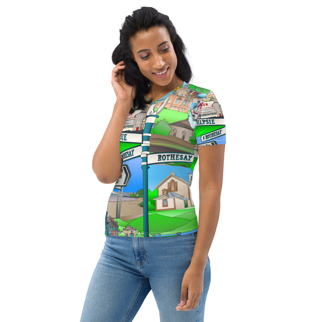 Isle of Bute Women's T-shirt - Free p&p Worldwide