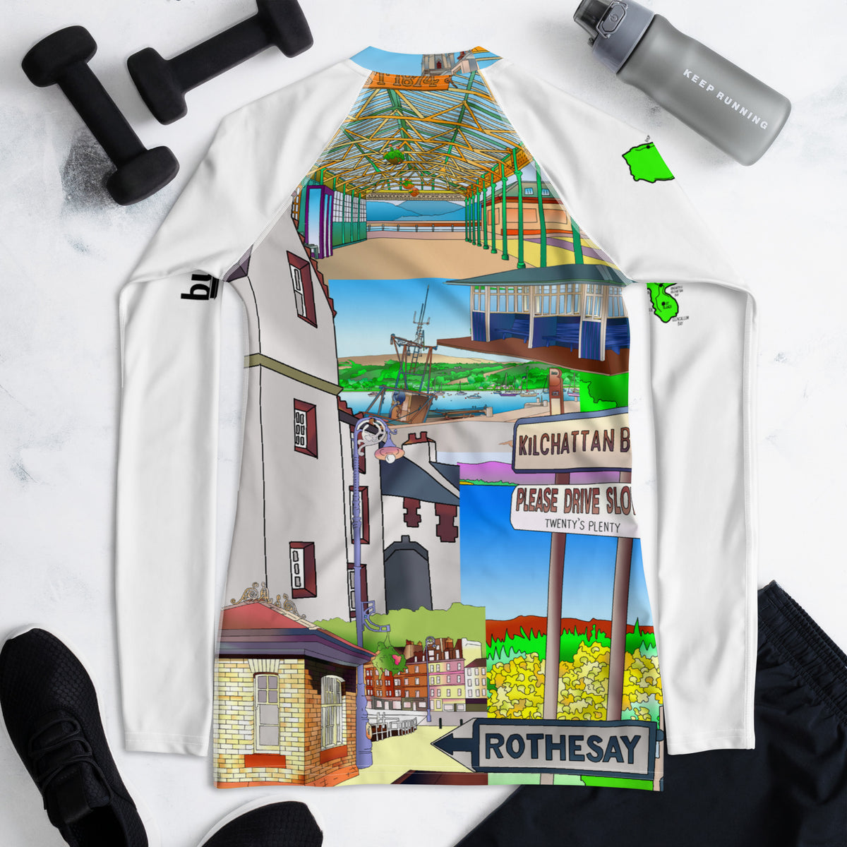 Isle of Bute Women's Long Sleeve - Free p&p Worldwide