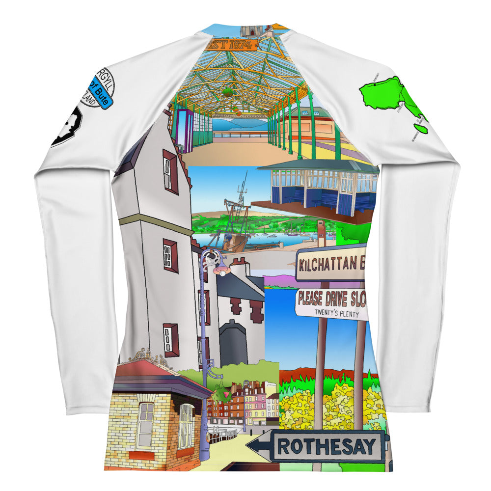 Isle of Bute Women's Long Sleeve - Free p&p Worldwide