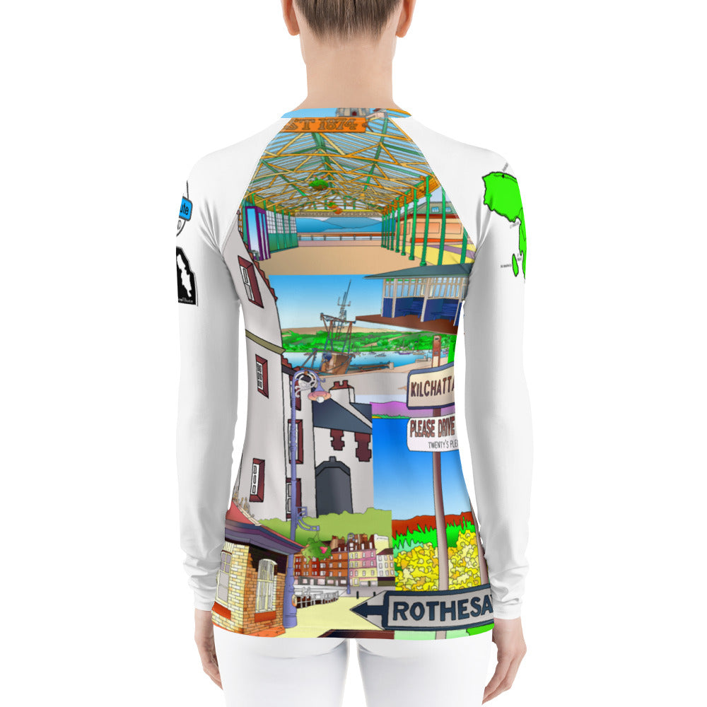 Isle of Bute Women's Long Sleeve - Free p&p Worldwide