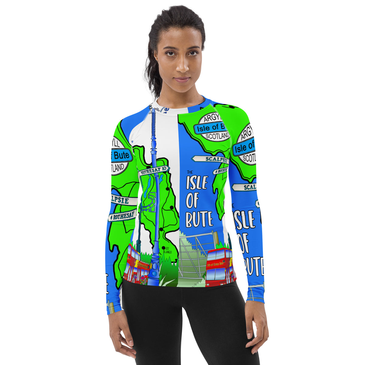 Isle of Bute Women's Long Sleeve - Free p&p Worldwide