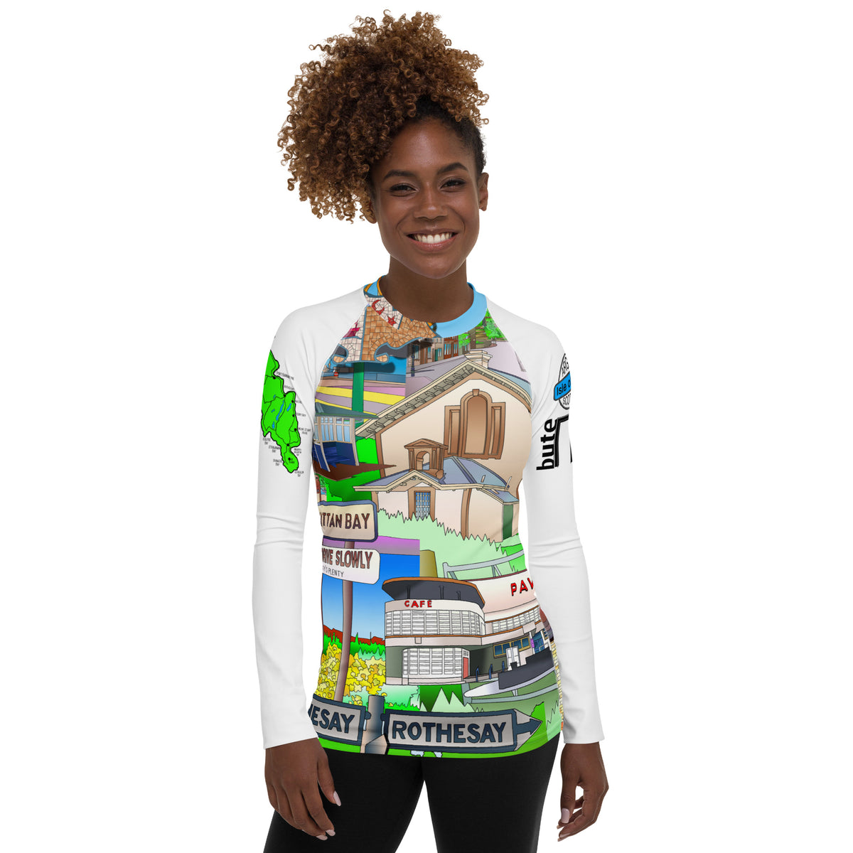 Isle of Bute Women's Long Sleeve - Free p&p Worldwide