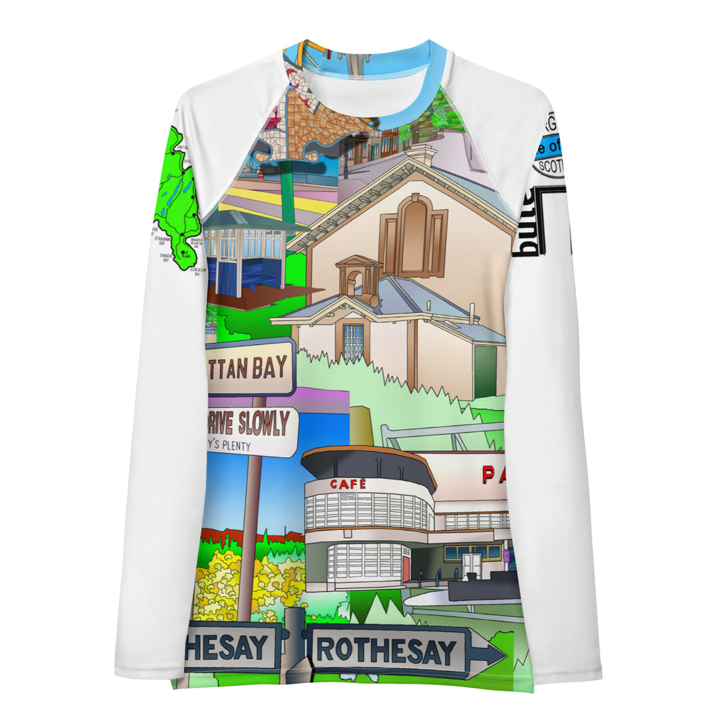 Isle of Bute Women's Long Sleeve - Free p&p Worldwide